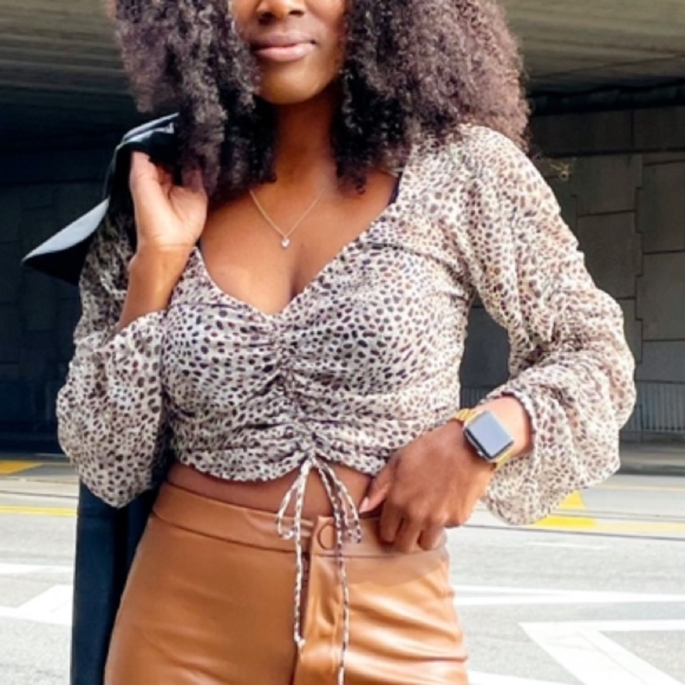 Zara Mesh Crop Top